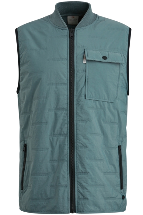 Cast Iron bodywarmer cotton modal vest